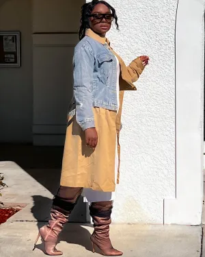 Patchwork denim