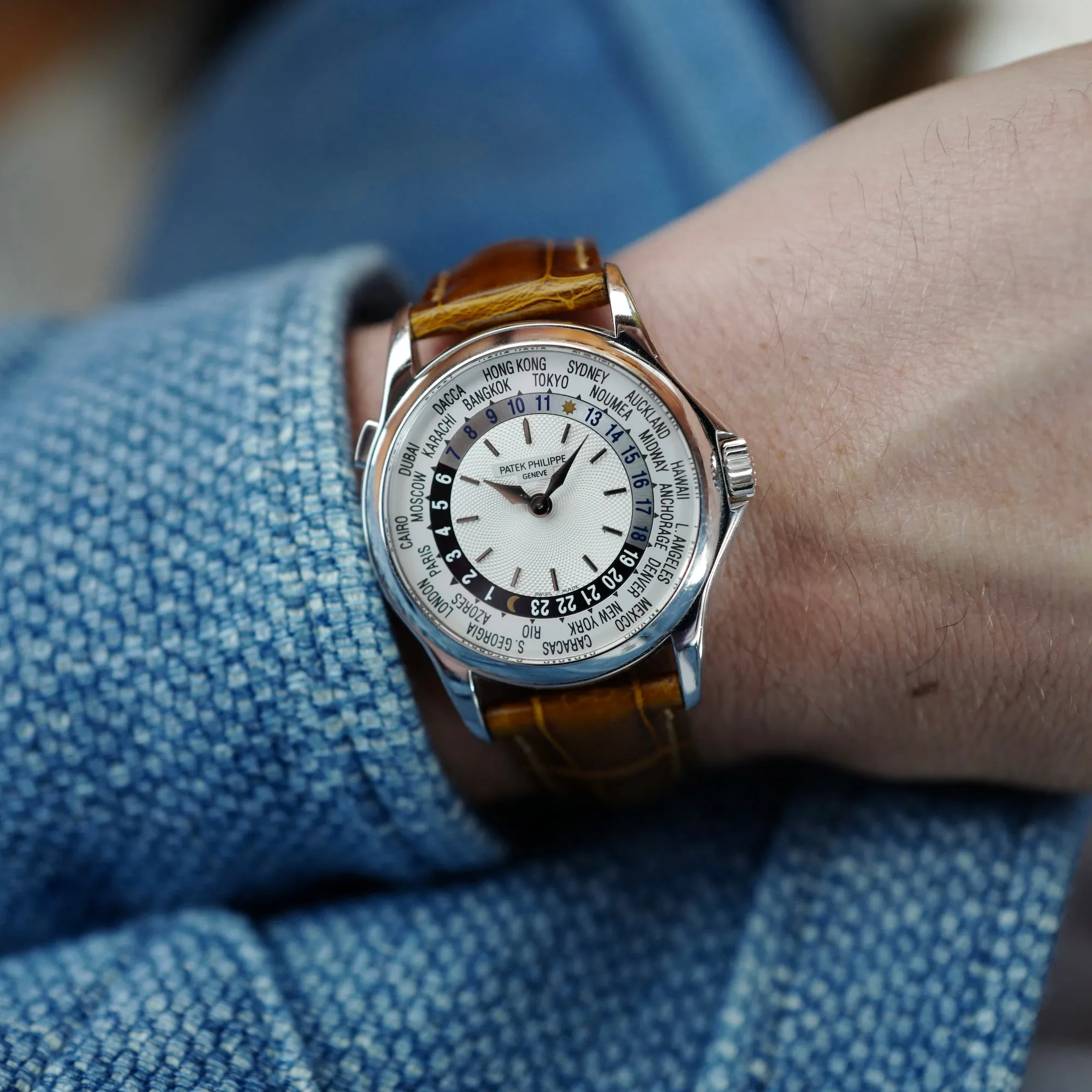 Patek Philippe White Gold World Time Ref. 5110