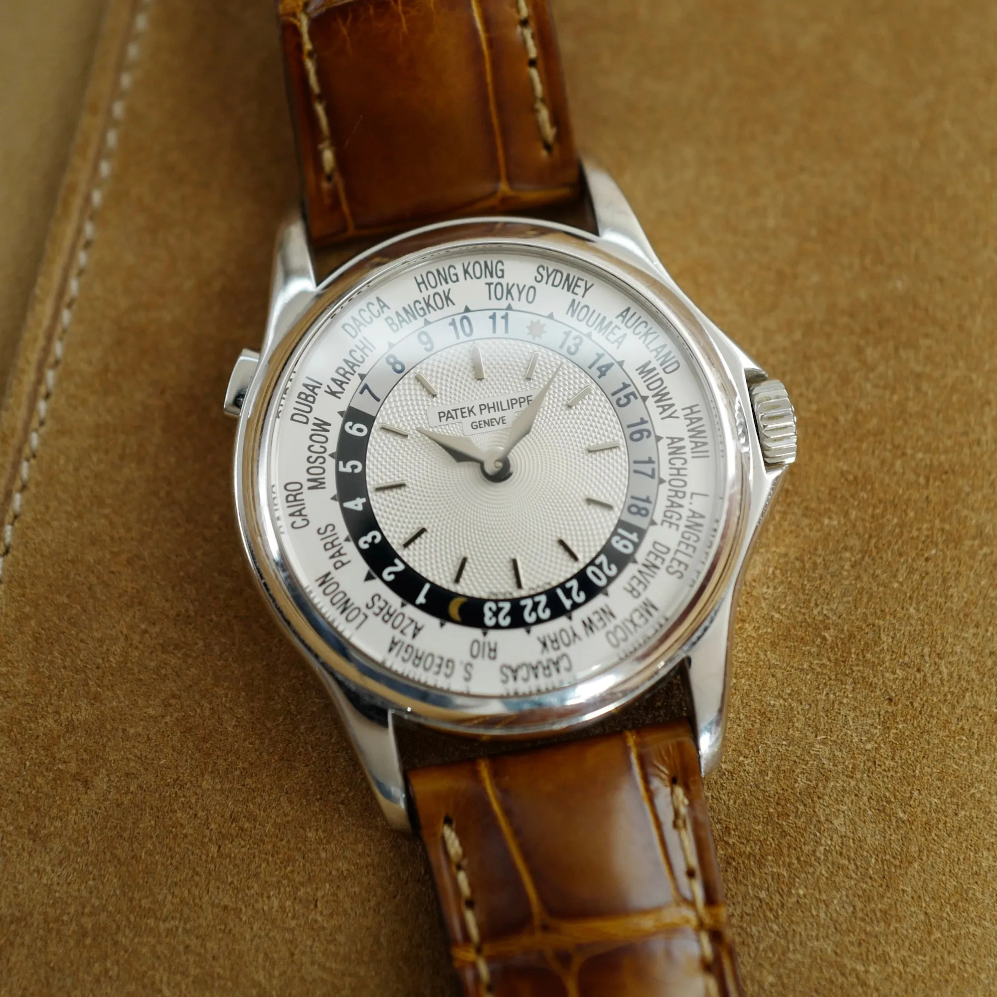 Patek Philippe White Gold World Time Ref. 5110