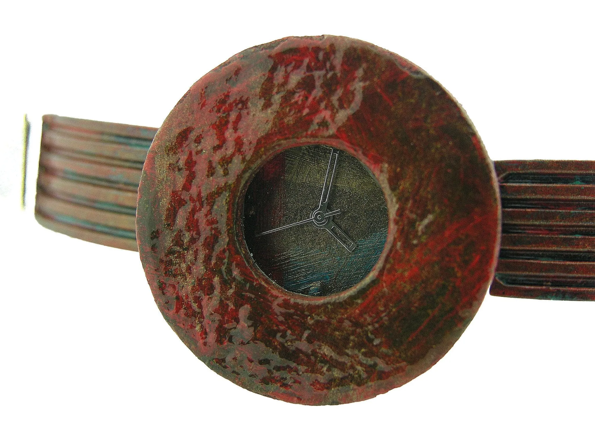 Patina Watch with Antique Multi Color Dial