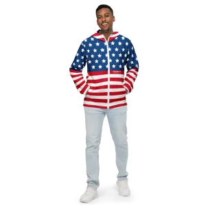 Patriot Stars and Stripes Men’s Windbreaker