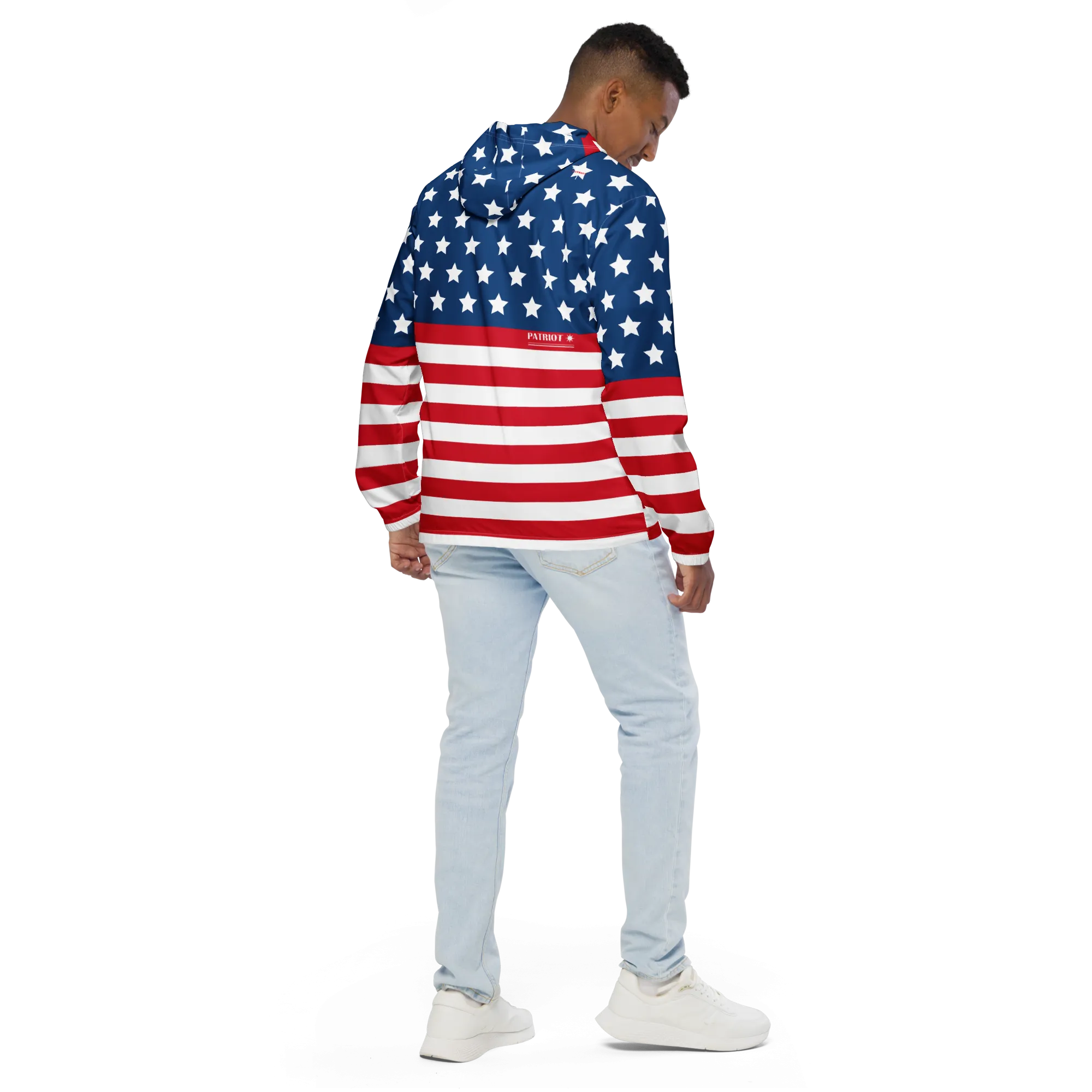Patriot Stars and Stripes Men’s Windbreaker