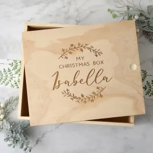 Personalised My Christmas Box - Wreath