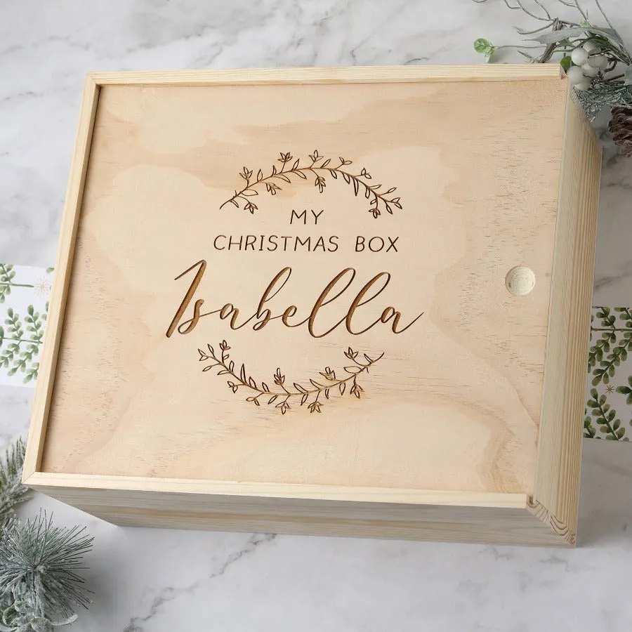 Personalised My Christmas Box - Wreath