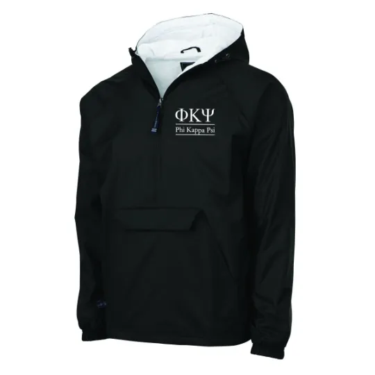 Phi Kappa Psi Flannel Lined Windbreaker