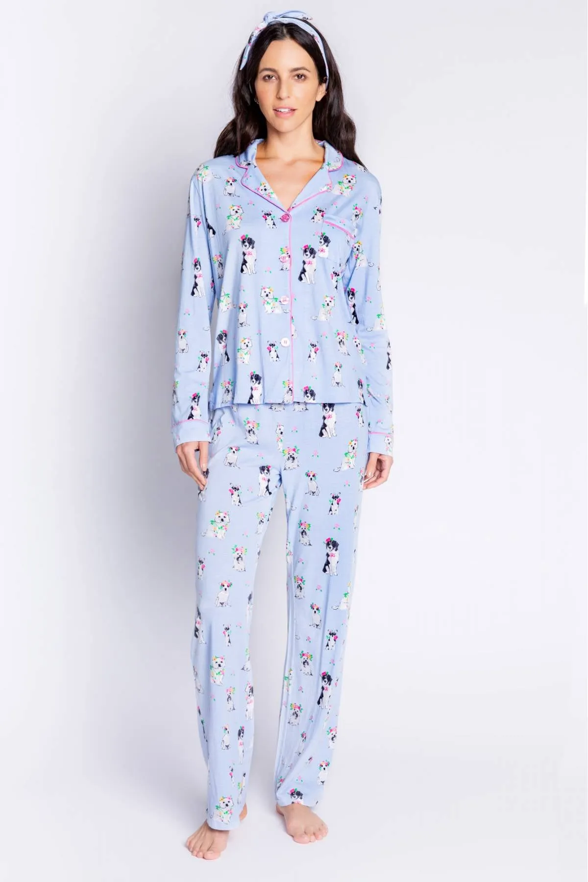 PJ Salvage Playful Prints Dogs PJ Set