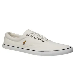 Polo Mens Classic Canvas sneaker -White