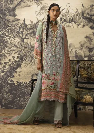 Powder Blue A-line Kurta Set