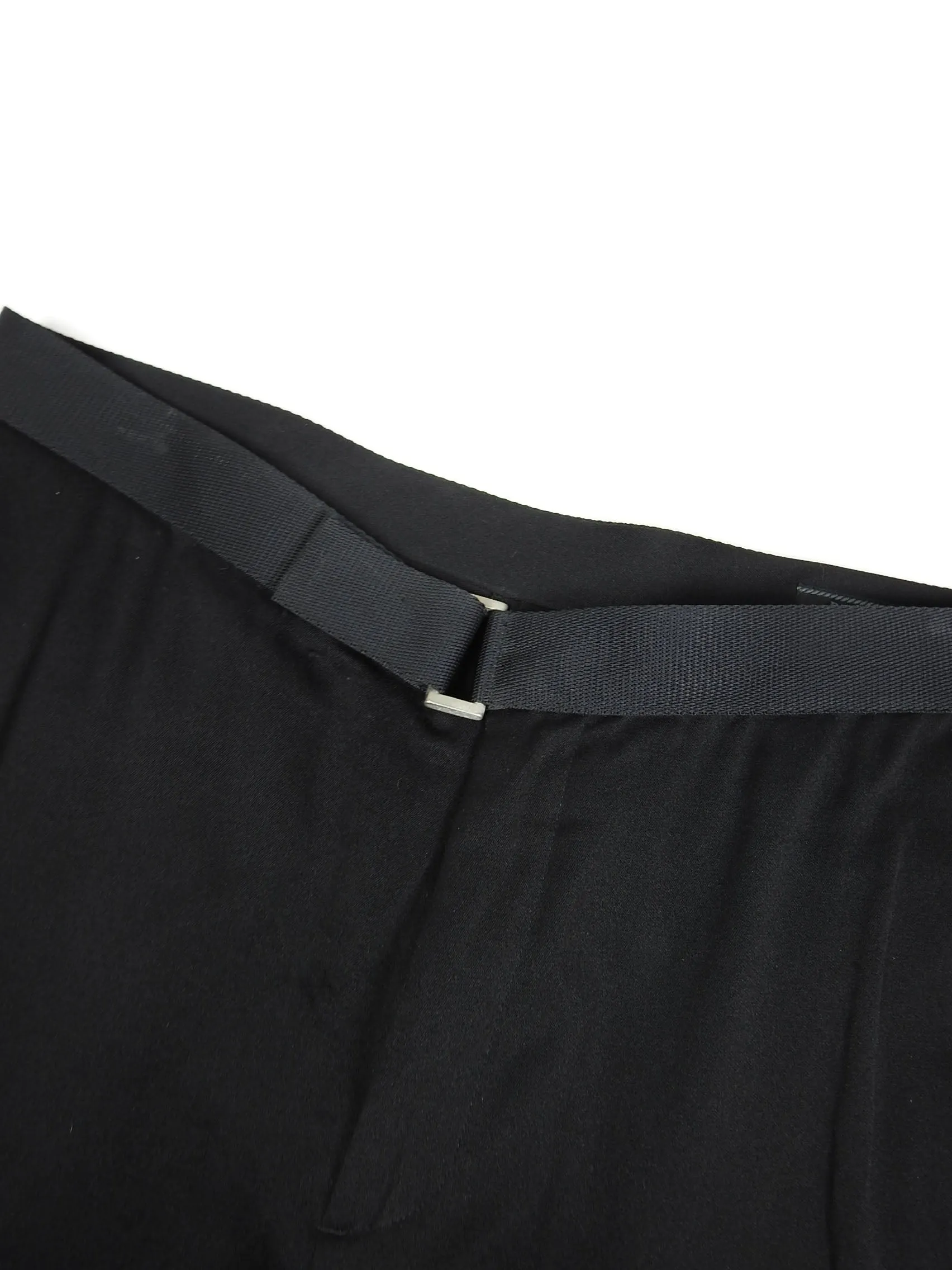 Prada Black Belted Pants Size 50