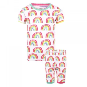 Pretty Rainbows Organic Cotton Shorts Pajama Set
