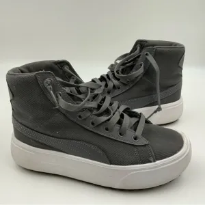 Puma Kaia Mid Platform Sneaker Gray. Women’s Size 7.5.