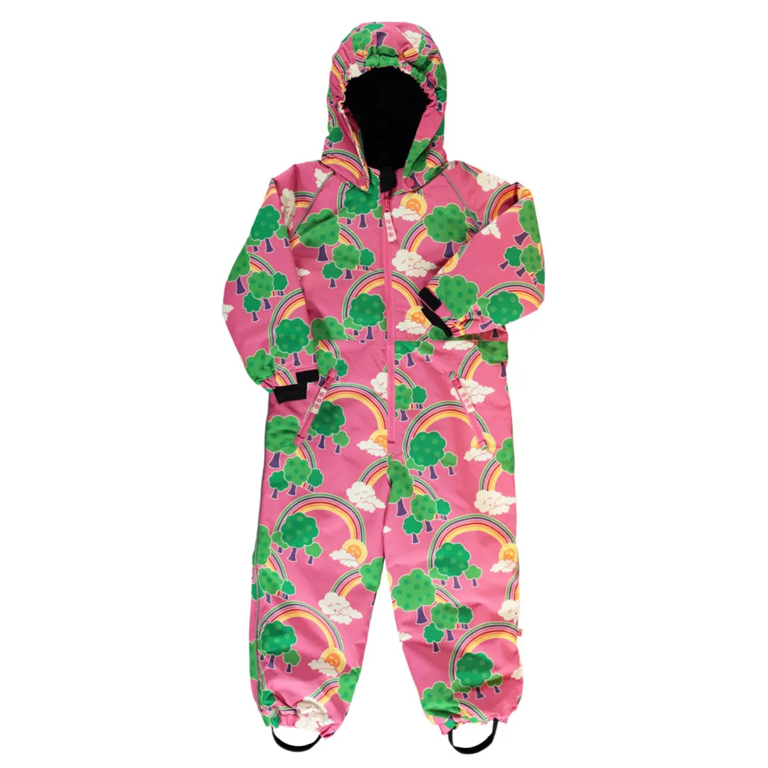 Rainbow Landscape One Piece Snowsuit in Pink - 2 Left Size 6-12 month & 1-2 years