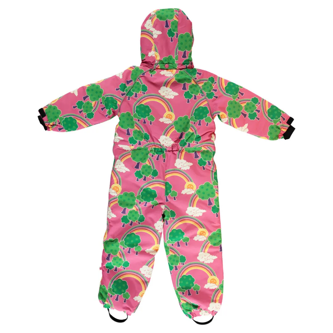 Rainbow Landscape One Piece Snowsuit in Pink - 2 Left Size 6-12 month & 1-2 years