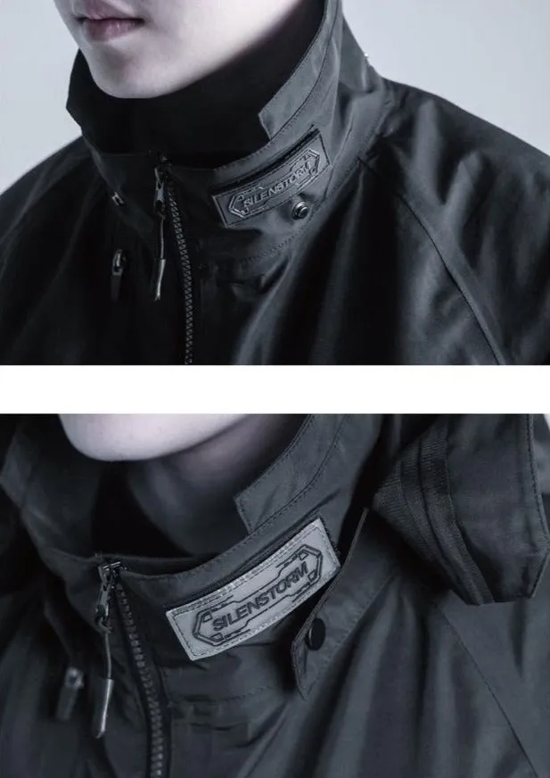 Rainproof Techwear Zippered Multi Pockets Windbreaker Jacket
