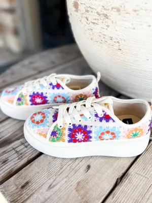 Rambling Crochet Platform Sneaker