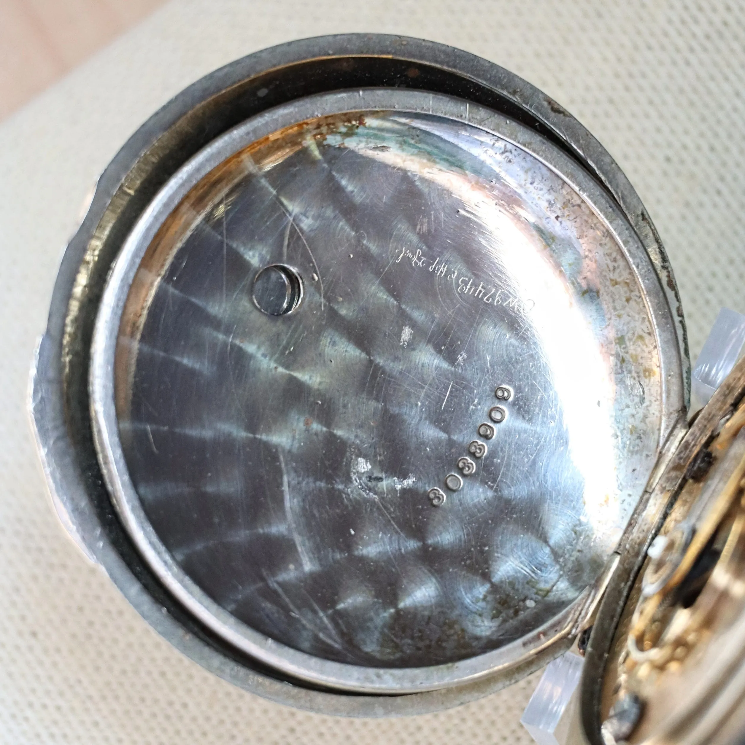 RARE! 1900s Madison Watch Co. Pocket Watch 18s Openface Key Wind Silveroid