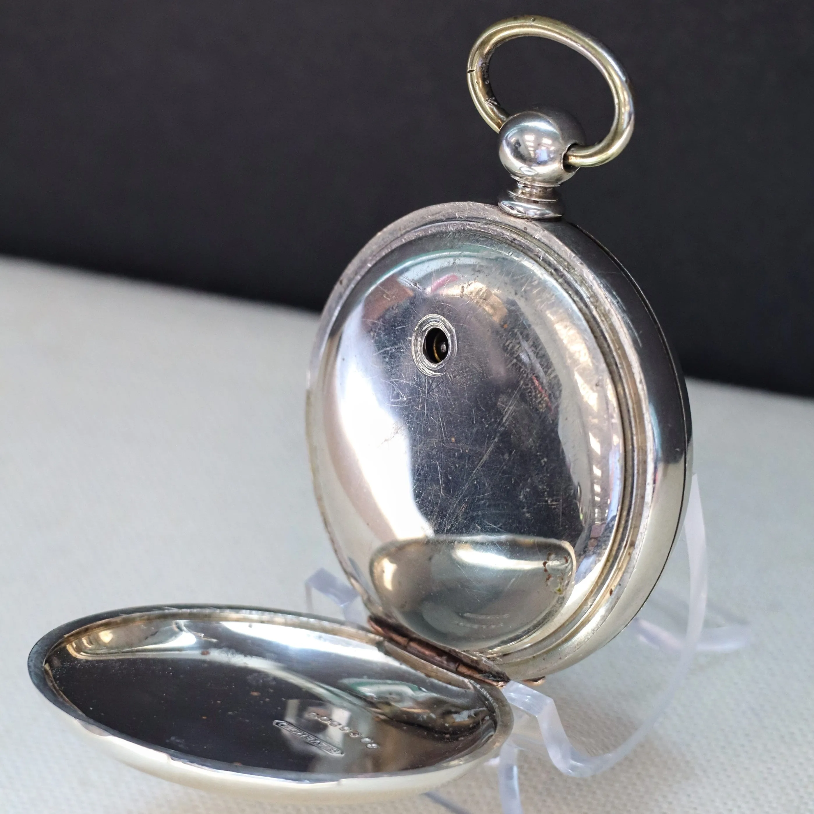 RARE! 1900s Madison Watch Co. Pocket Watch 18s Openface Key Wind Silveroid