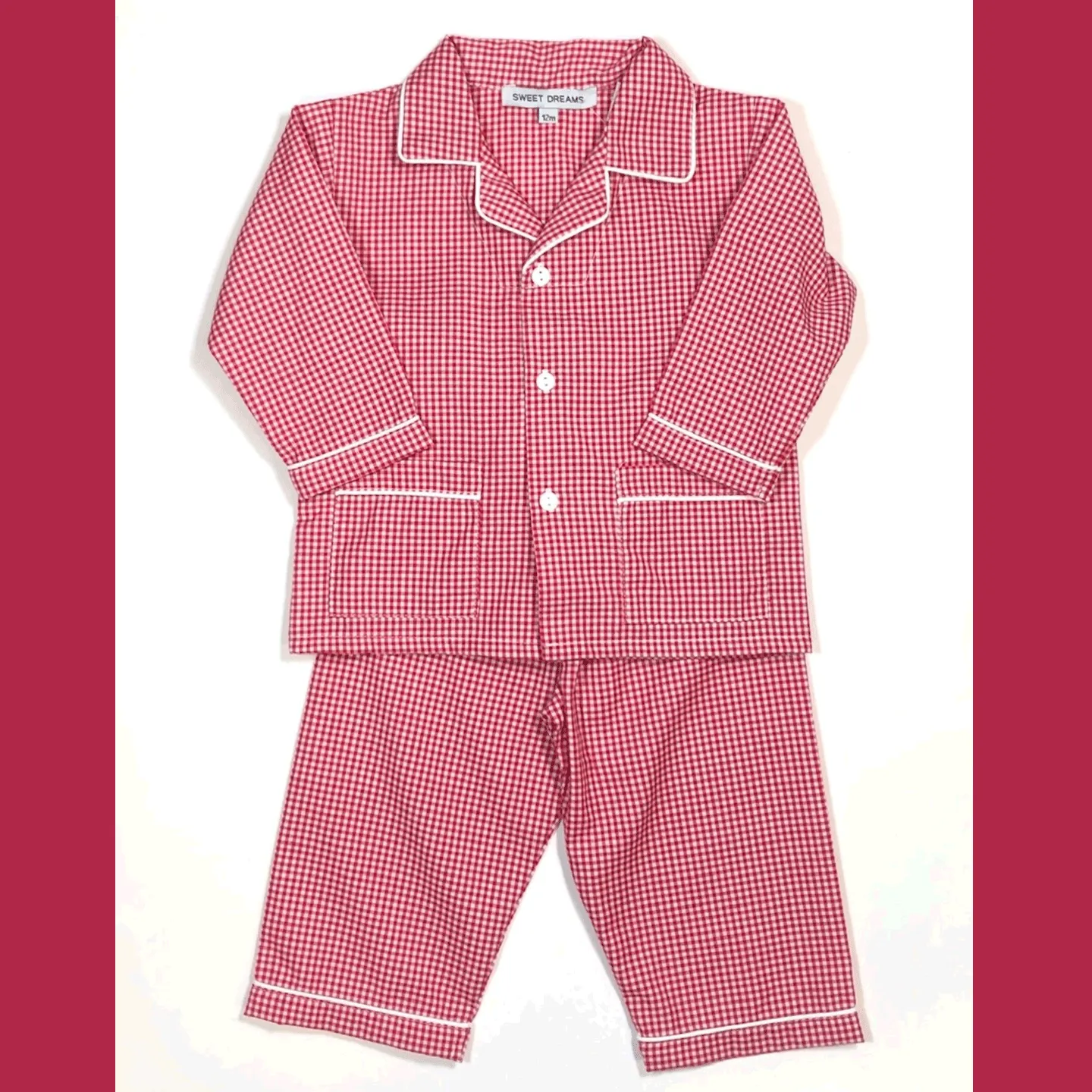 Red Gingham Pajamas