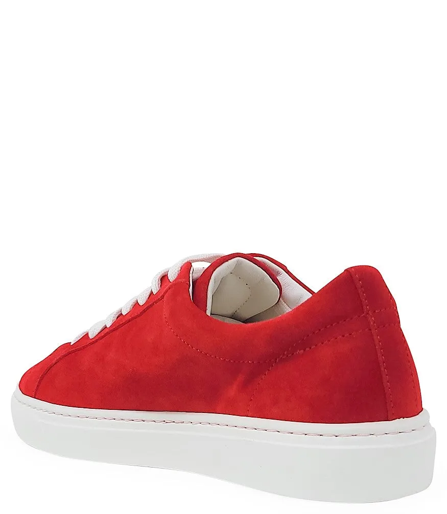 Red Suede Sirius Star Womens Sneaker