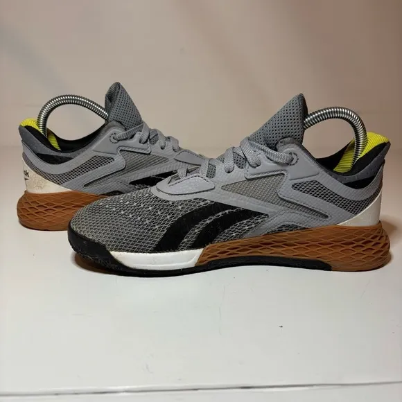 Reebok Nano X 10 J’ Cool Shadow Black Gum Sneaker Shoes EF8088 Size 5 Big Kids
