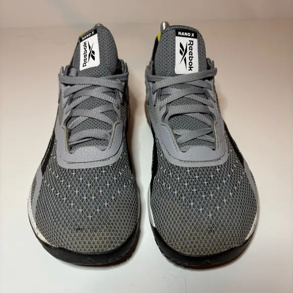 Reebok Nano X 10 J’ Cool Shadow Black Gum Sneaker Shoes EF8088 Size 5 Big Kids