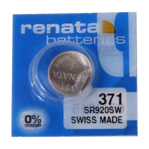 Renata Silver Oxide Battery - 371