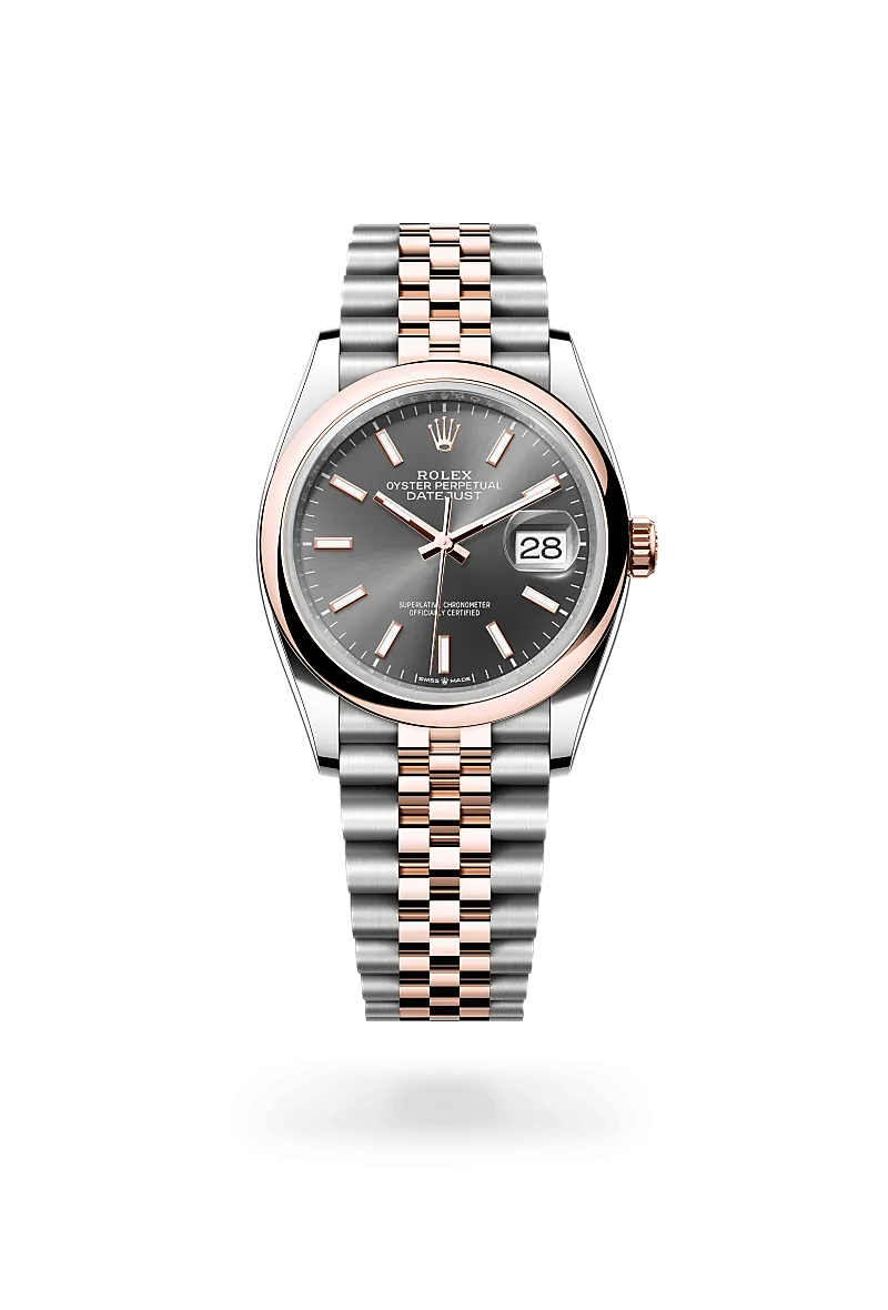 Rolex Datejust 36 in Everose Rolesor - combination of Oystersteel and Everose gold, M126201-0013 | Walters & Hogsett