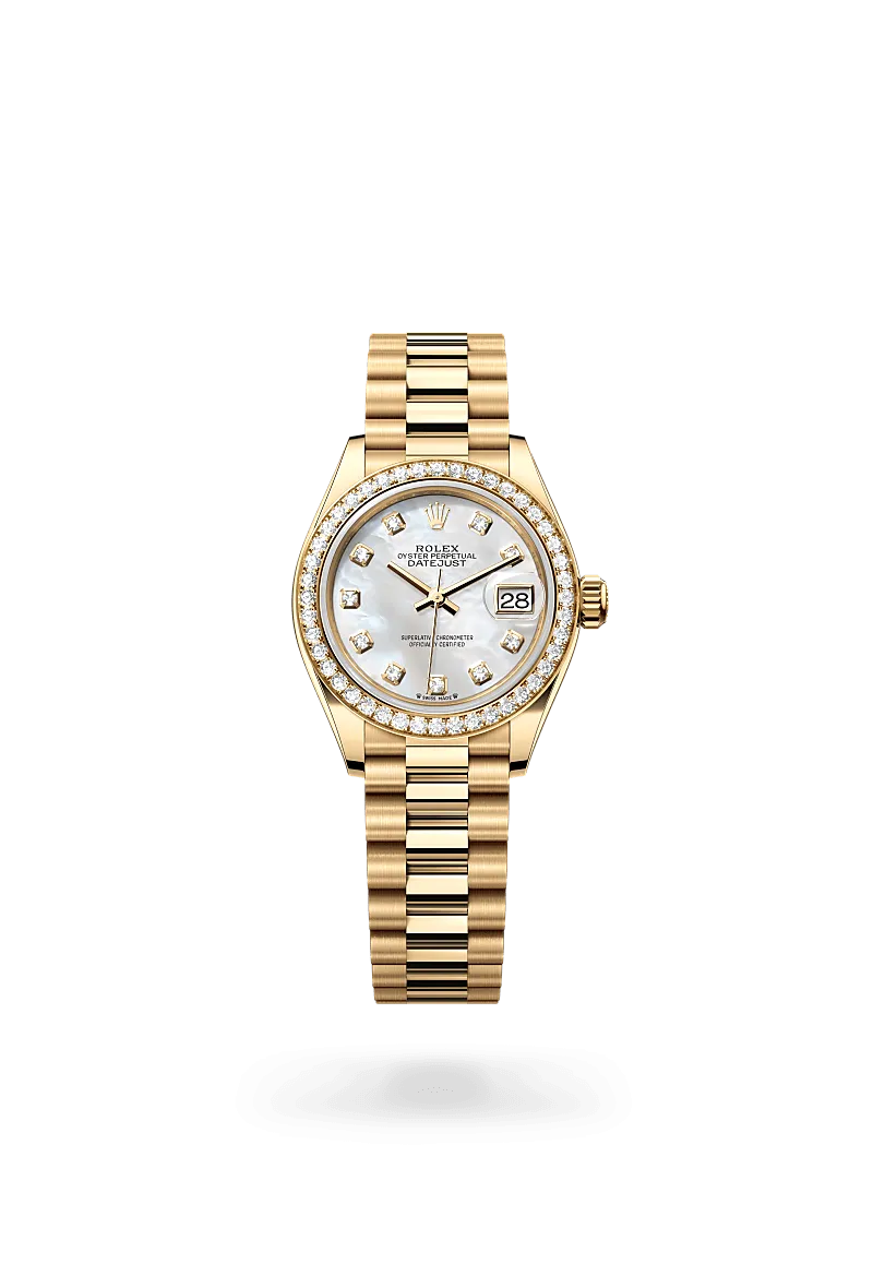 Rolex Lady-Datejust in 18 kt yellow gold, M279138RBR-0015 | Walters & Hogsett