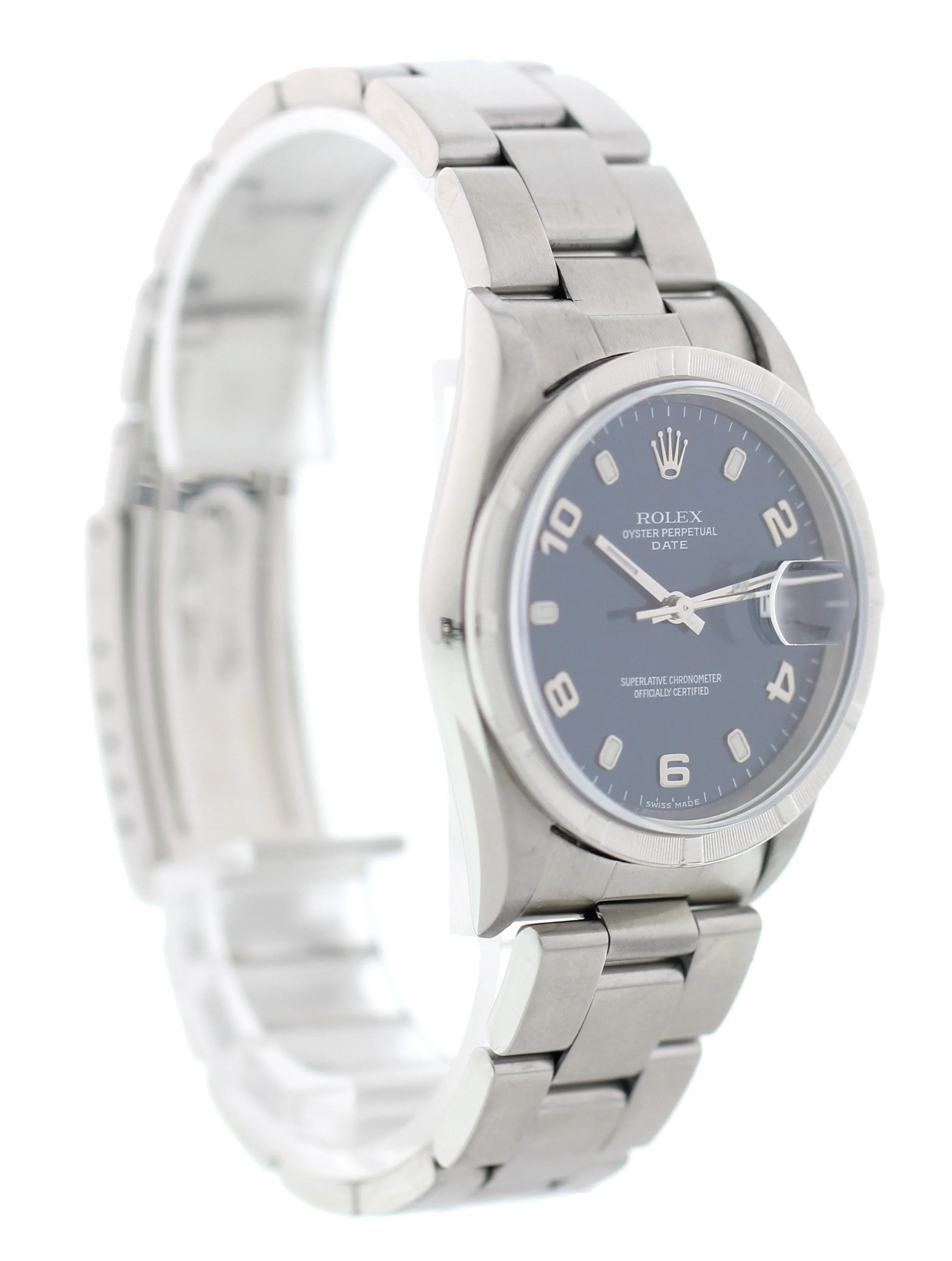 Rolex Oyster Perpetual Date 15210 Blue Dial