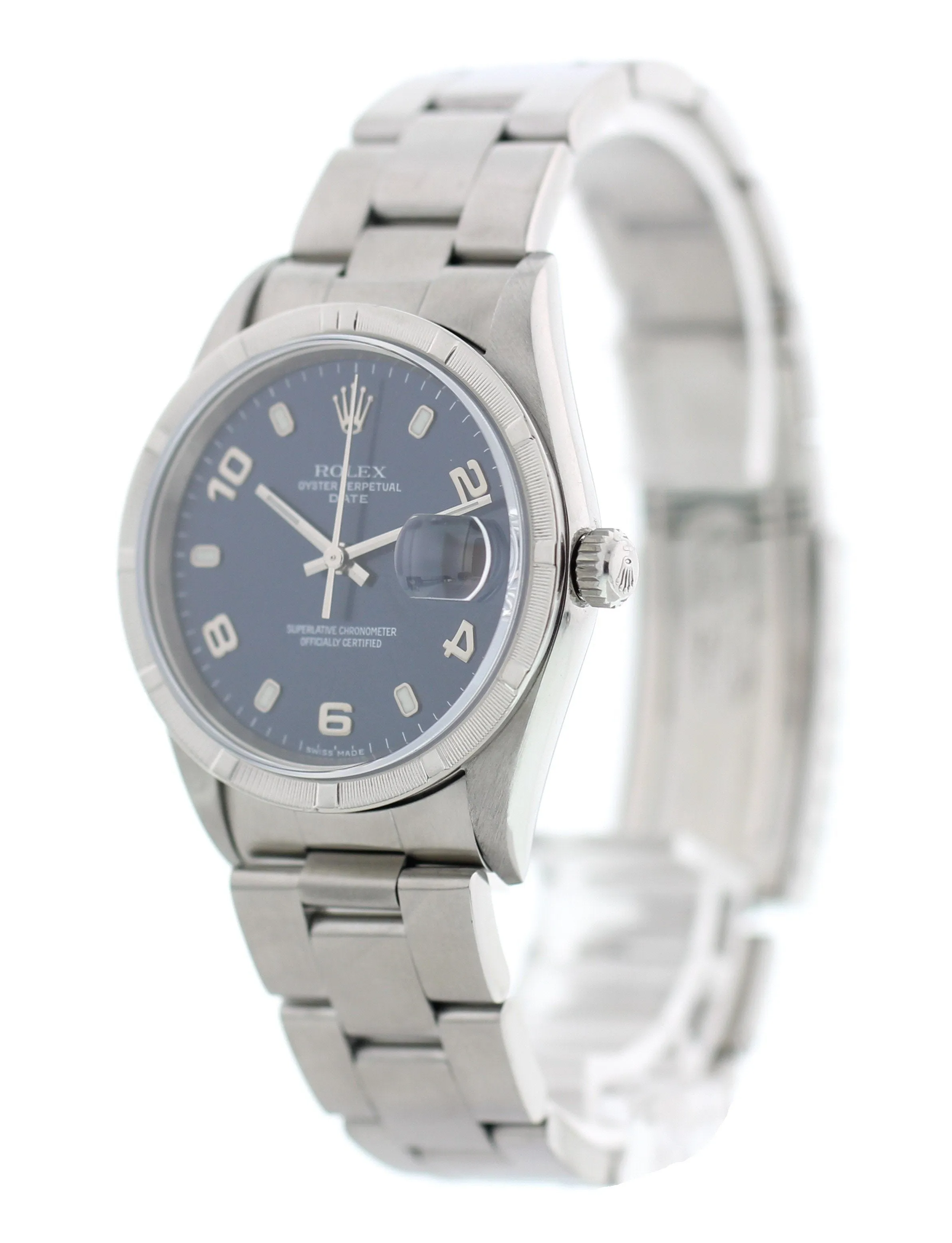 Rolex Oyster Perpetual Date 15210 Blue Dial