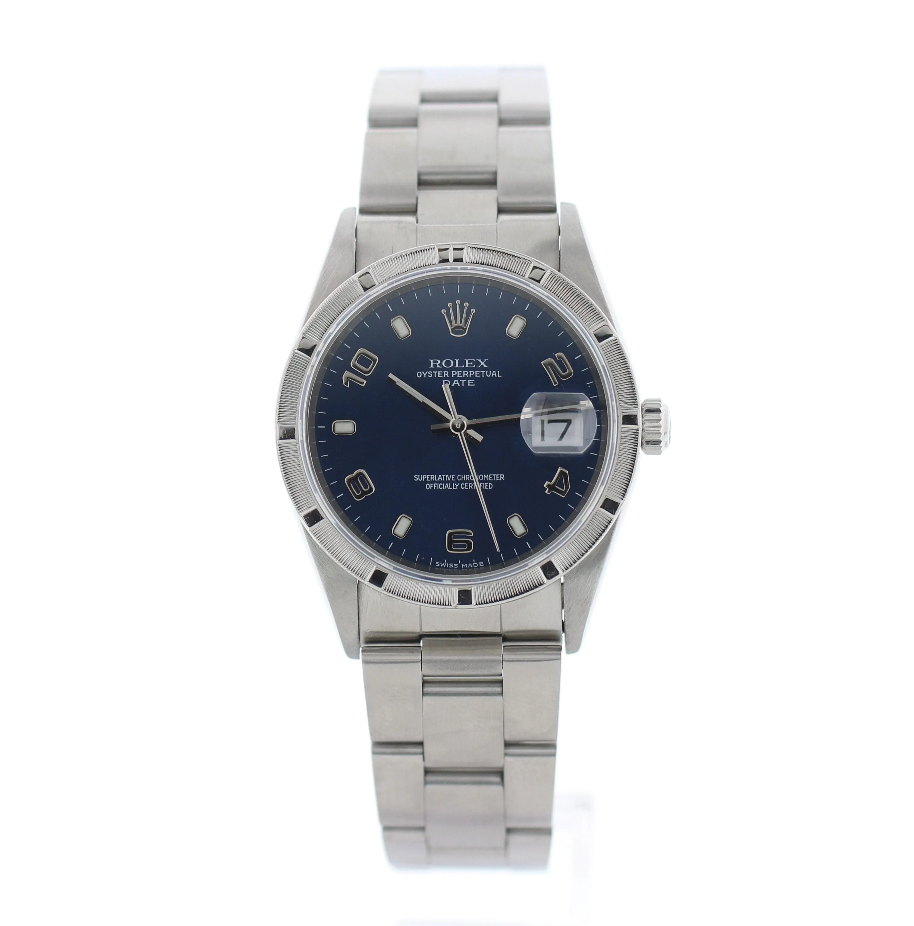 Rolex Oyster Perpetual Date 15210 Blue Dial