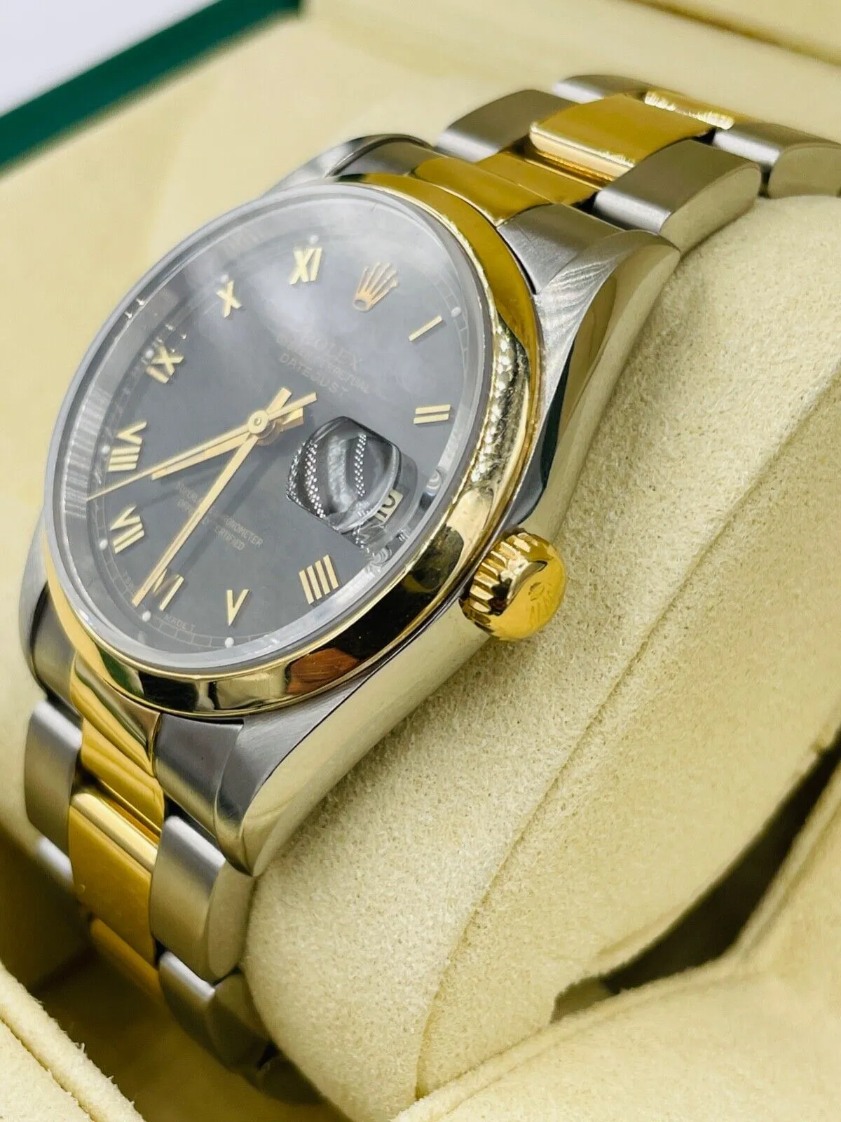 Rolex Oyster Perpetual Datejust Steel And Gold Wristwatch