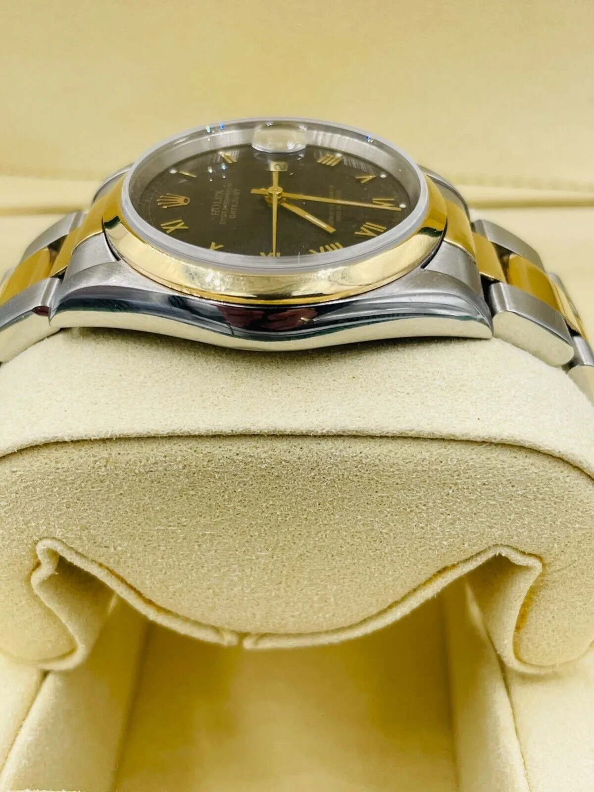 Rolex Oyster Perpetual Datejust Steel And Gold Wristwatch