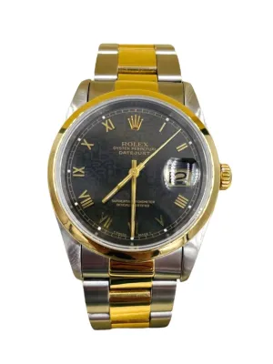 Rolex Oyster Perpetual Datejust Steel And Gold Wristwatch