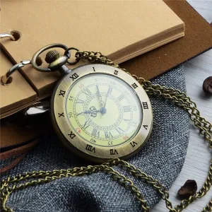 Roman Numerals Pocket Watch