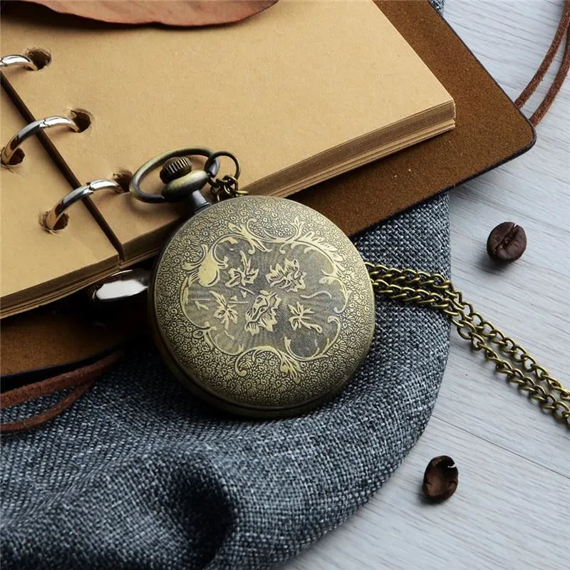 Roman Numerals Pocket Watch