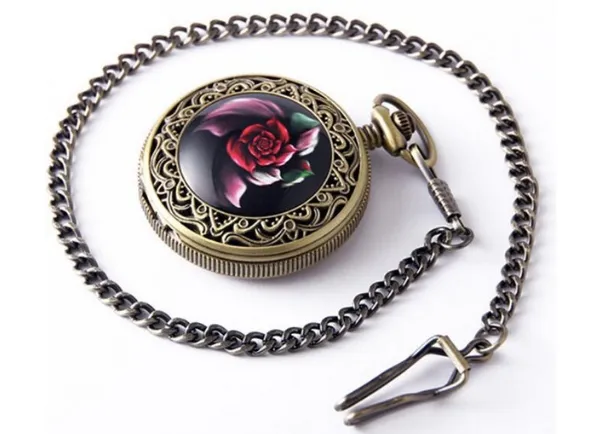 Rose Pocket Watch