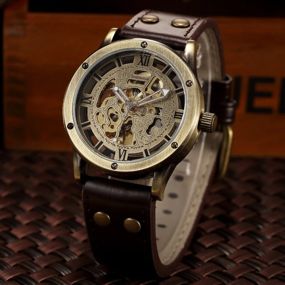 RUMBLE Steampunk Bronze Watch