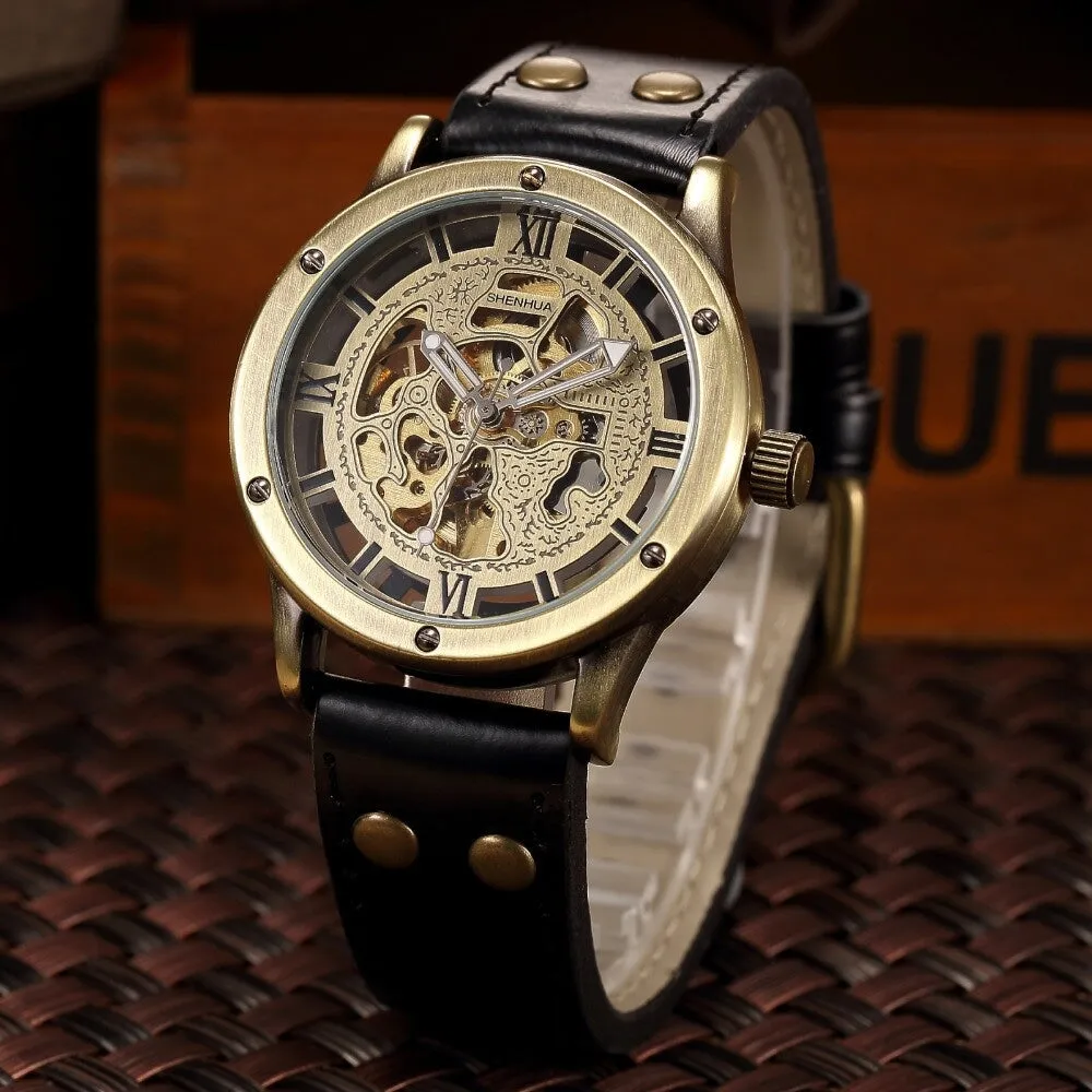 RUMBLE Steampunk Bronze Watch