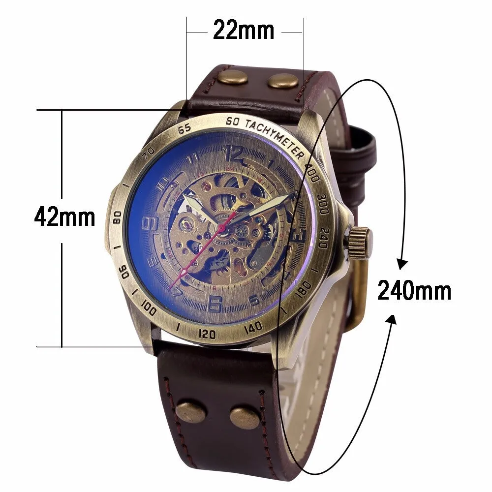 RUMBLE Steampunk Bronze Watch