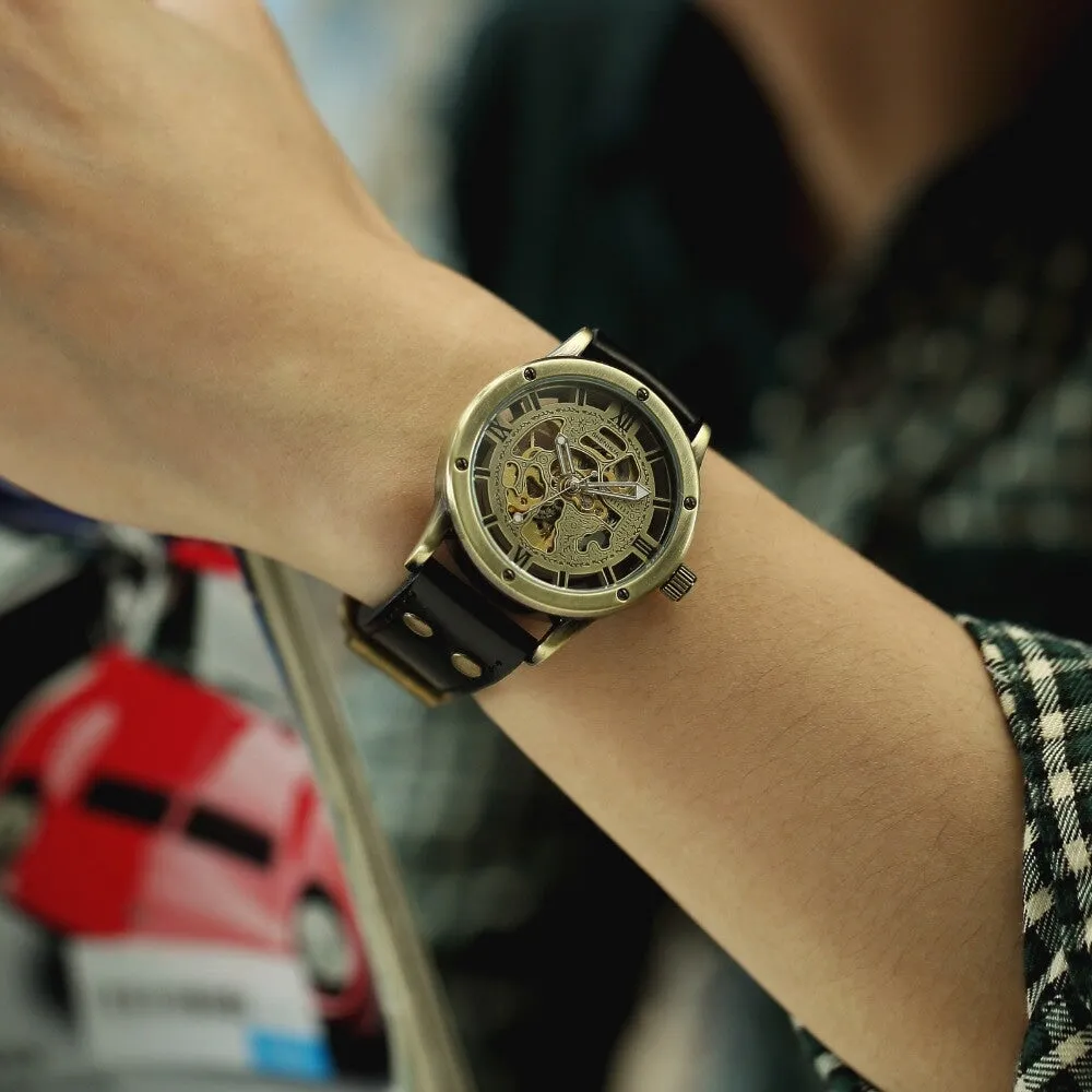 RUMBLE Steampunk Bronze Watch