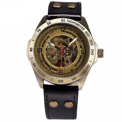 RUMBLE Steampunk Bronze Watch