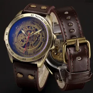 RUMBLE Steampunk Bronze Watch