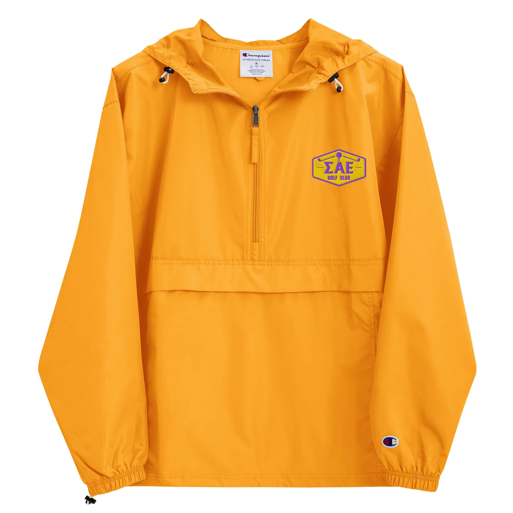 SAE Golf Embroidered Champion Packable Jacket