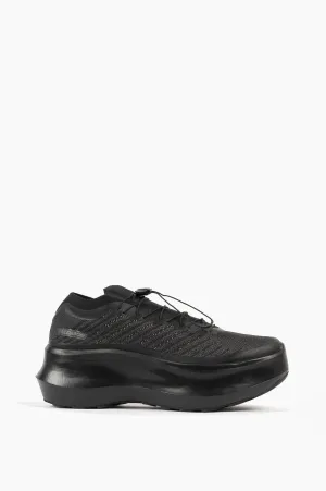 SALOMON X COMME DES GARCONS PULSAR PLATFORM BLACK