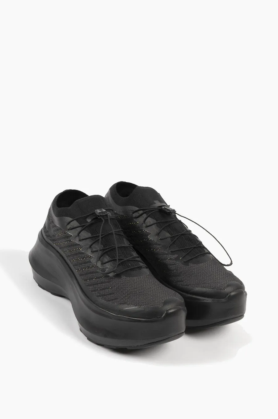 SALOMON X COMME DES GARCONS PULSAR PLATFORM BLACK