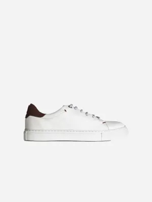 Sammy Unisex Grape Vegan Leather Sneakers | Taupe