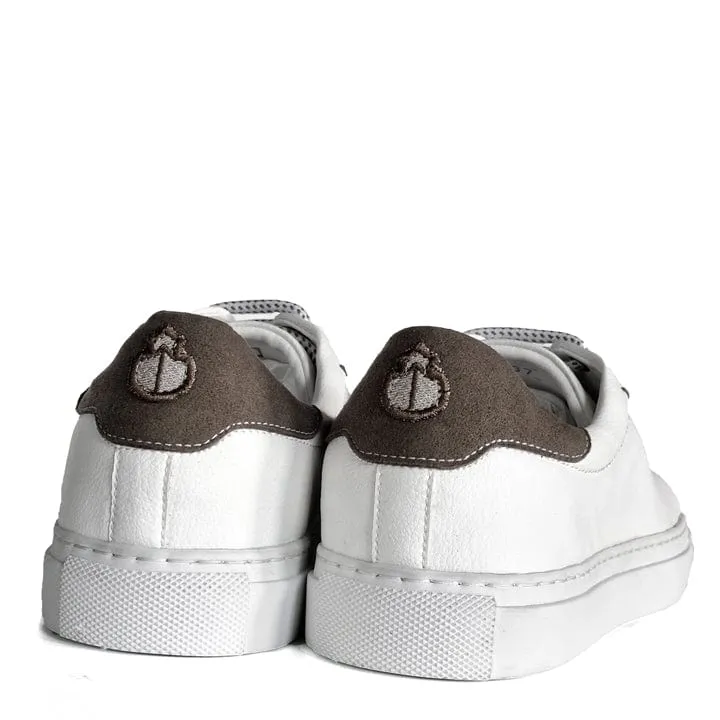 Sammy Unisex Grape Vegan Leather Sneakers | Taupe
