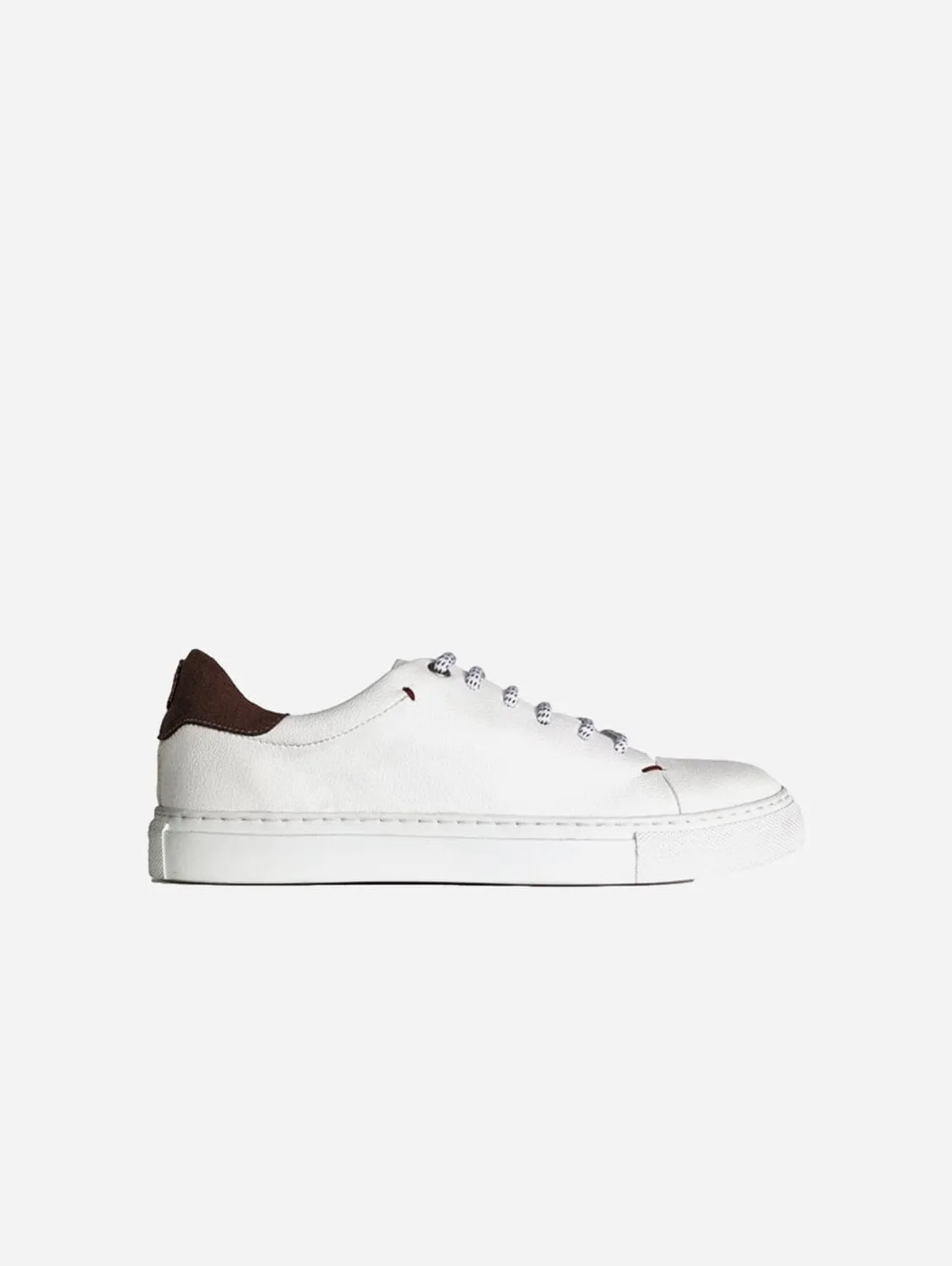 Sammy Unisex Grape Vegan Leather Sneakers | Taupe