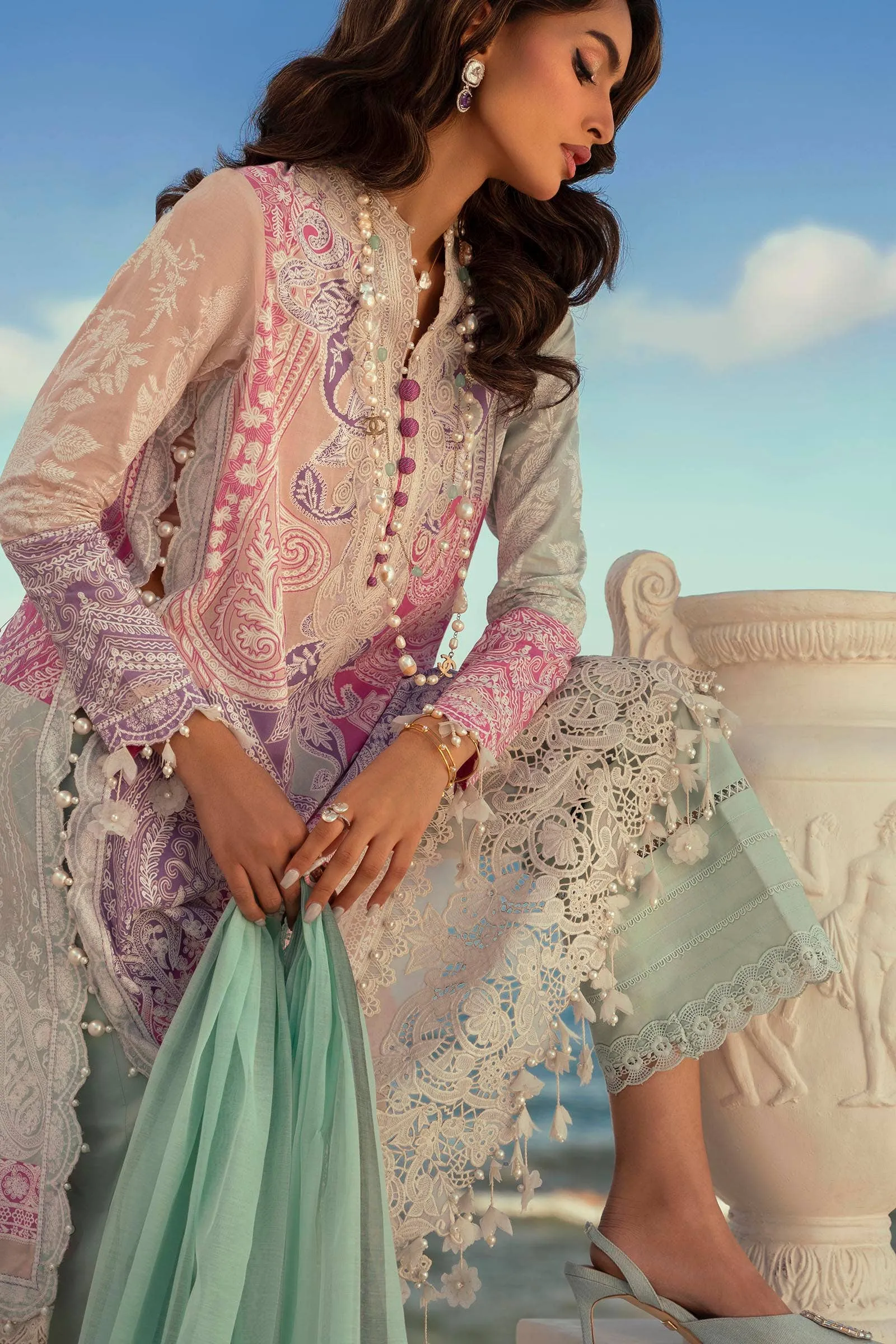 SANA SAFINAZ | Muzlin Spring'24 vol-1  | M241-015B-3DG